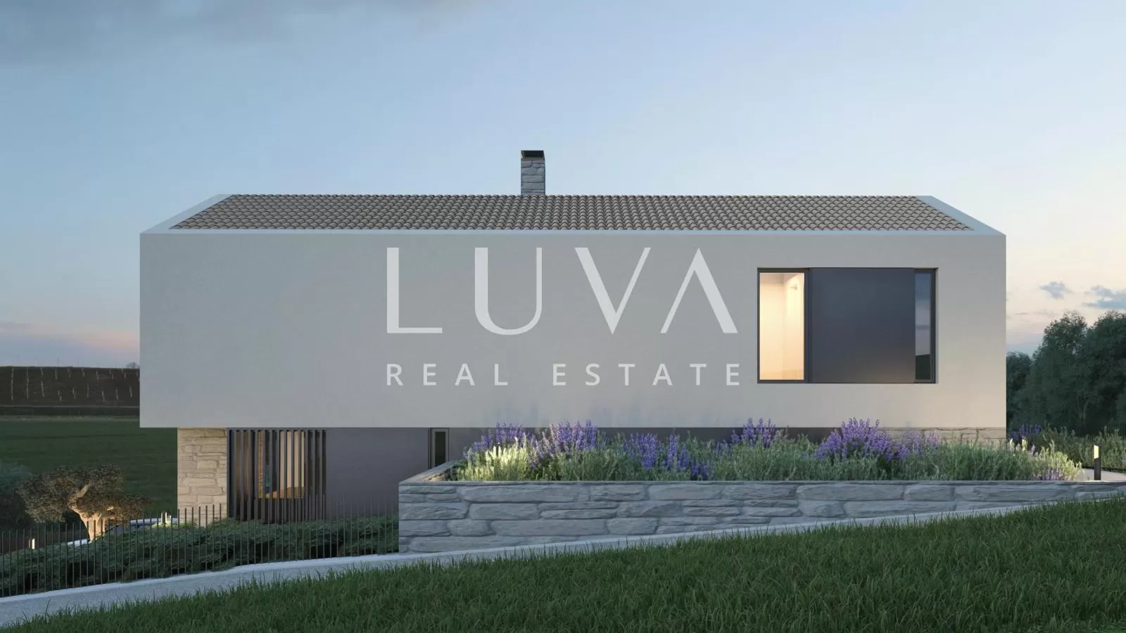 Istria, Buje, 975 m² building plot with a construction permit