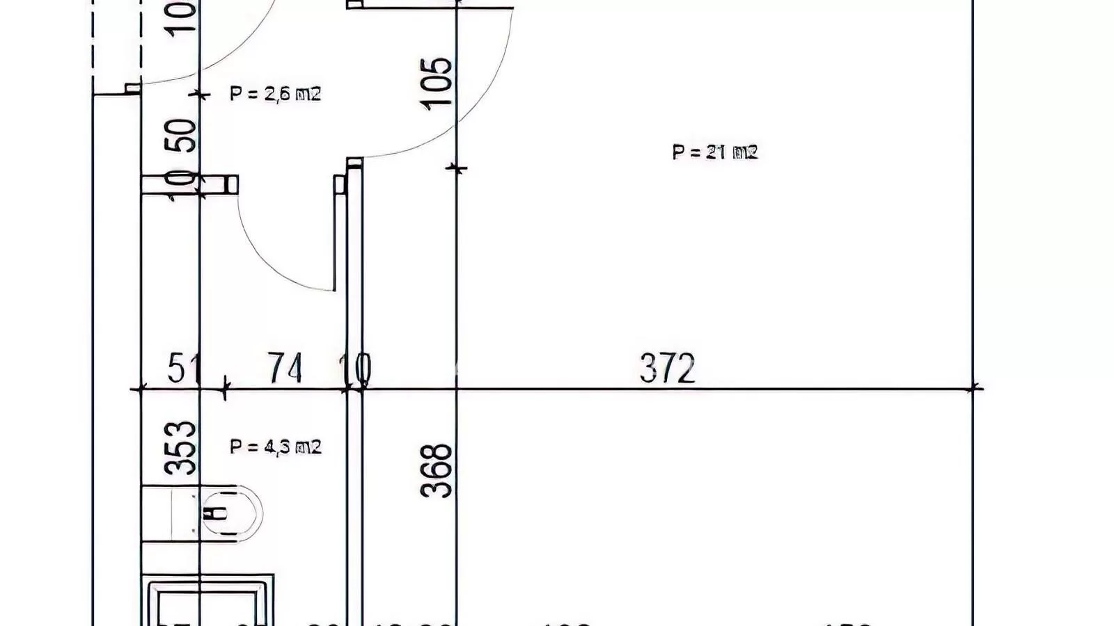 Zagreb, Šalata, Garsoniere zu verkaufen, 27,10 m2