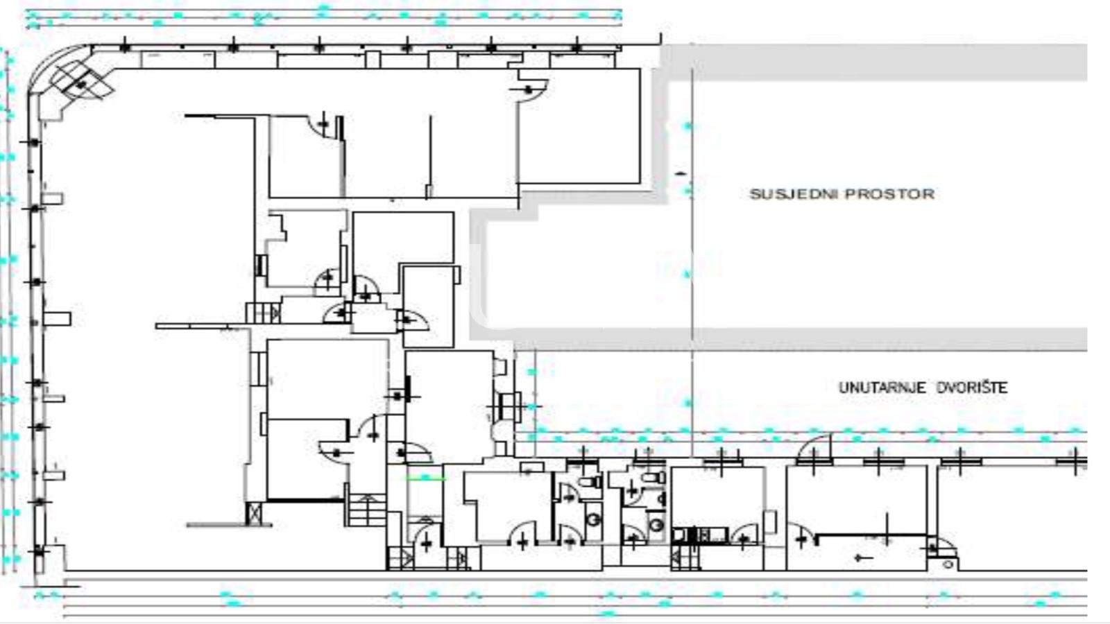 Zagreb, city center, Zrinjevac, street-level commercial space, 444 m²