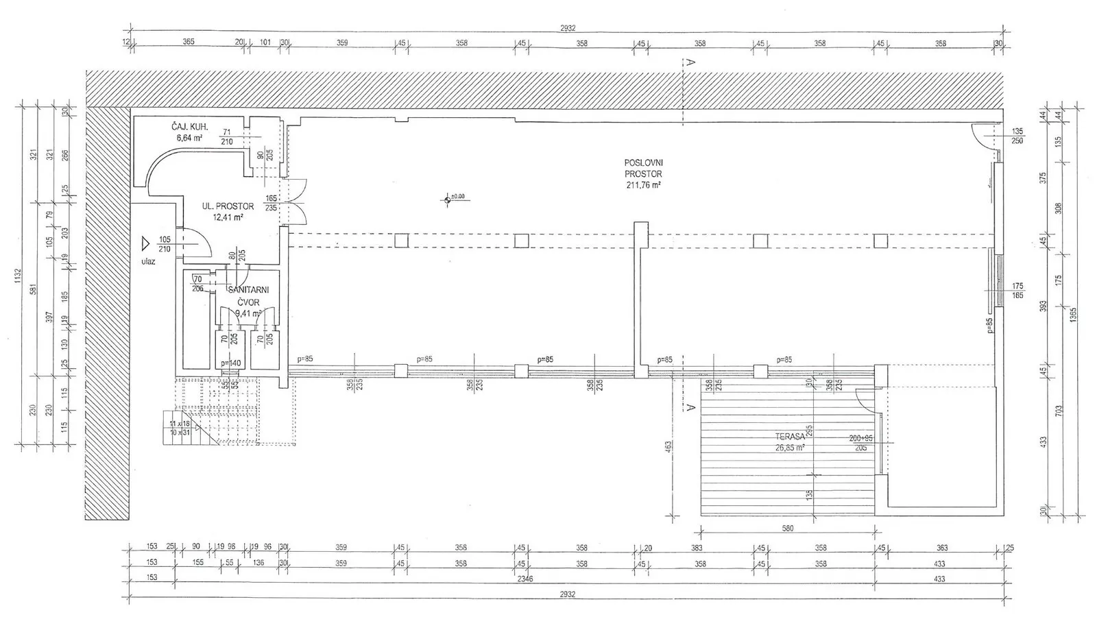 Zagreb, center, mix-use building 450m2 + parking, for sale