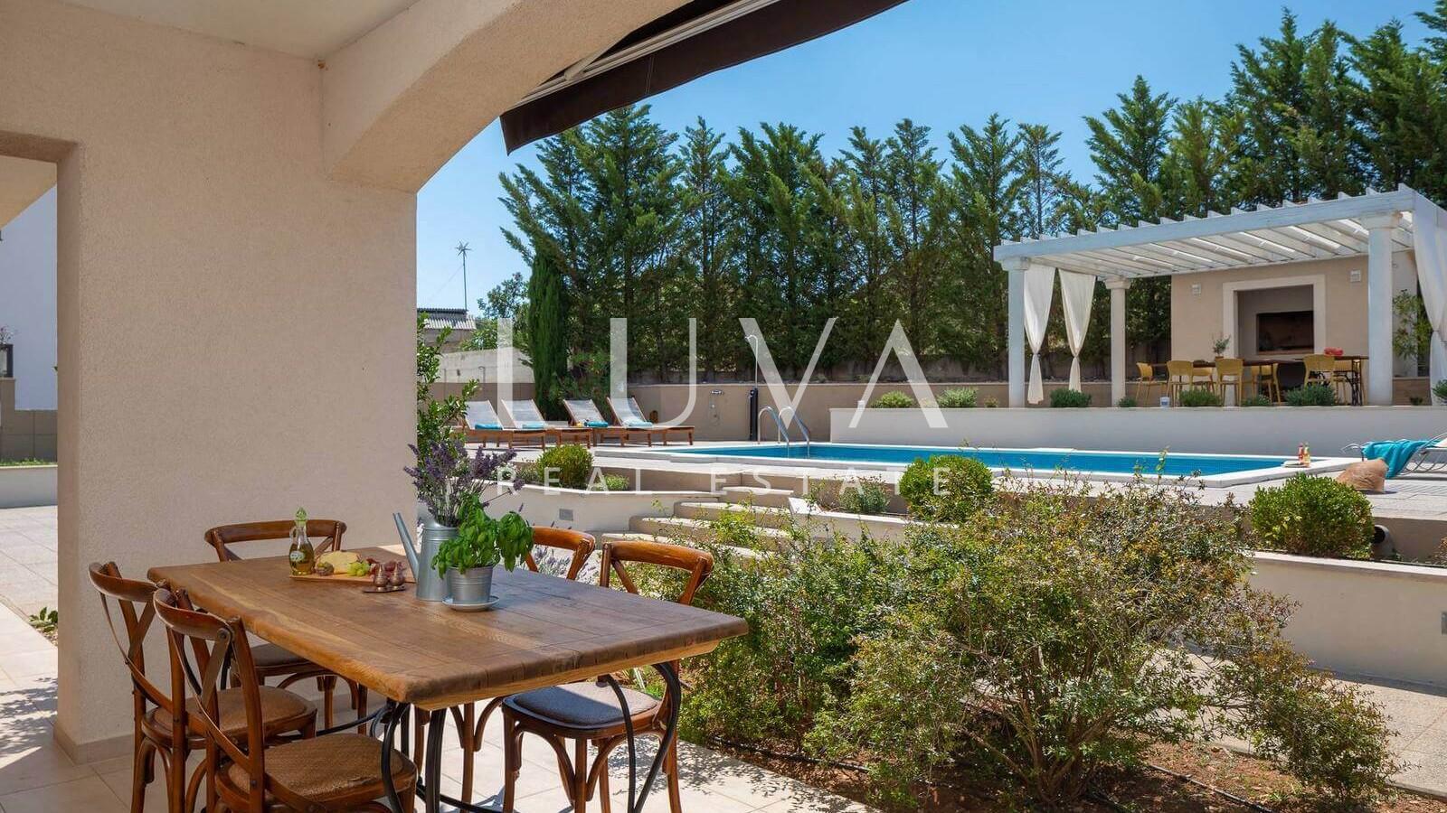 Vodice, luxury villa with a pool, designer furnished, for sale