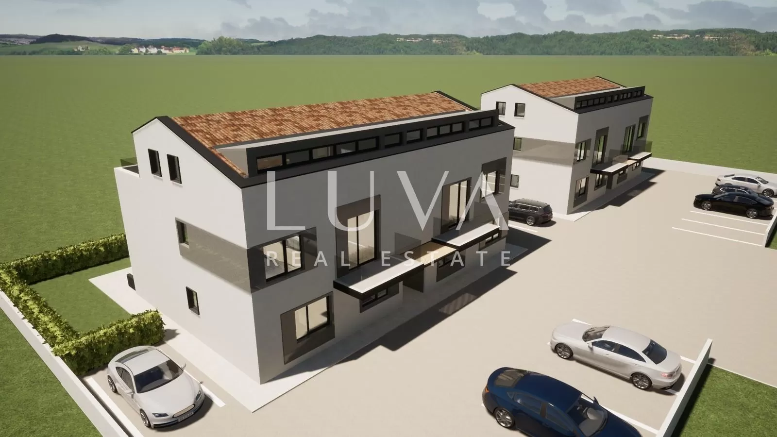 Poreč, penthouse with sea view in a new building