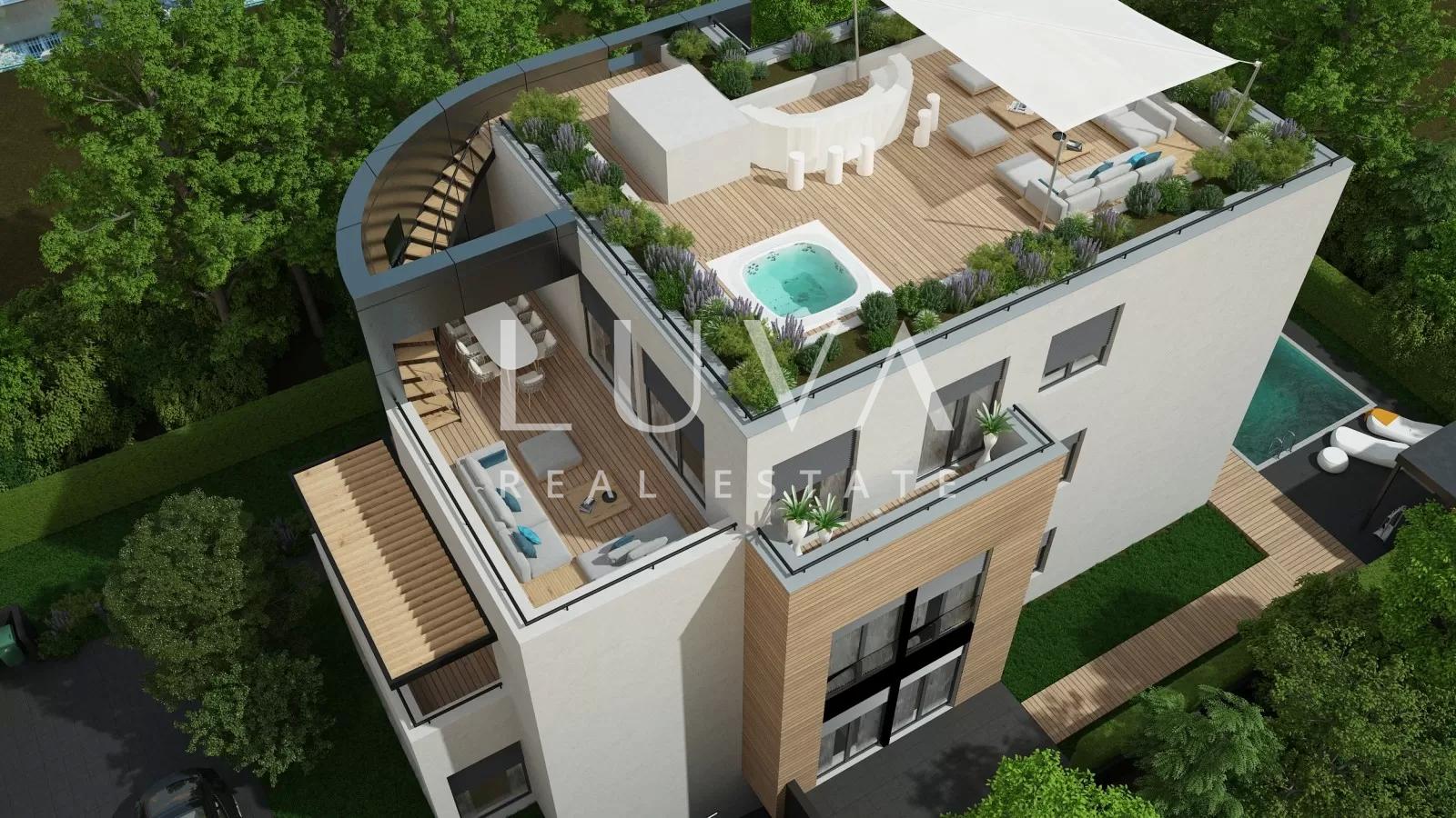 Zagreb, Srebrnjak, luxury penthouse in a new building for sale