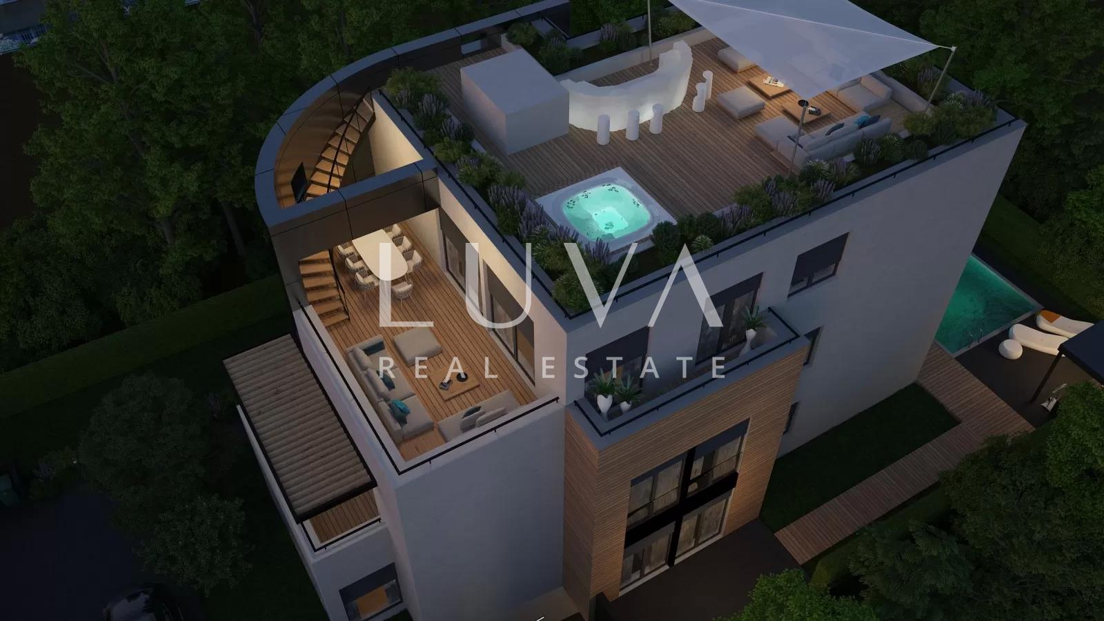 Zagreb, Srebrnjak, luxury penthouse in a new building for sale