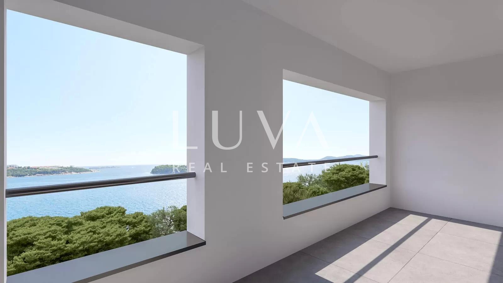 Lozica, Dubrovnik, luxury apartment with sea view for sale