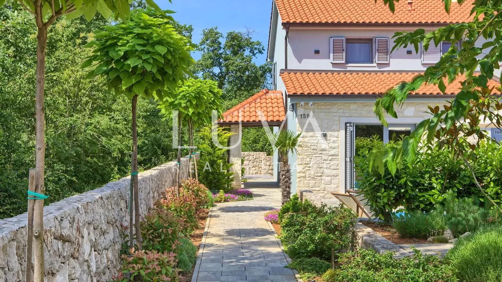 Krk, luxury house with a pool and a beautiful garden for sale