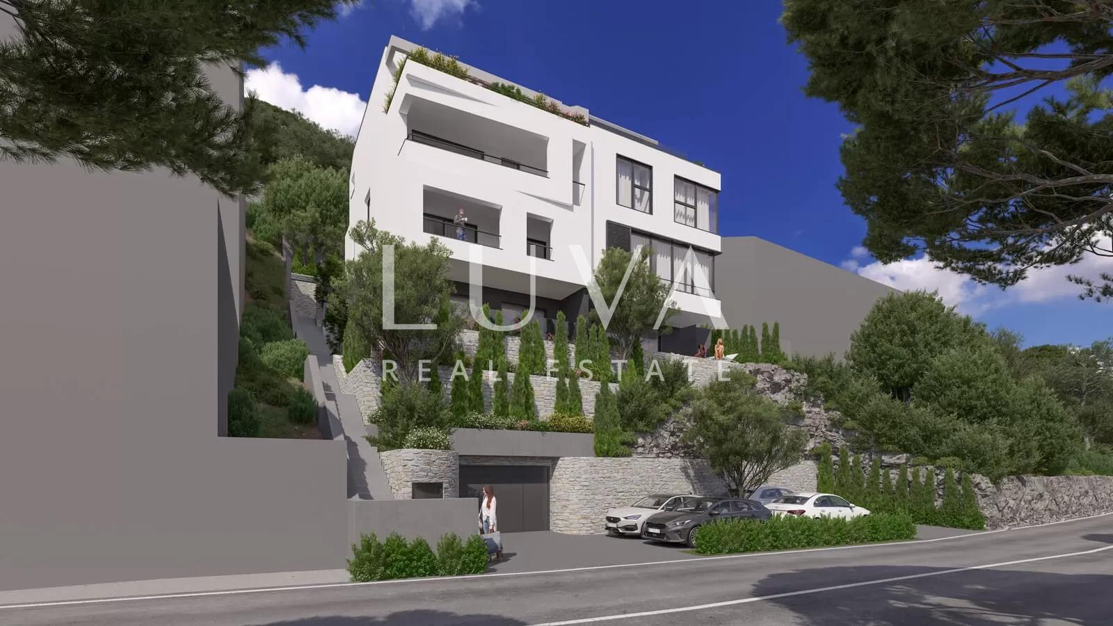 Lozica, Dubrovnik, luxury apartment by the sea with a view for sale