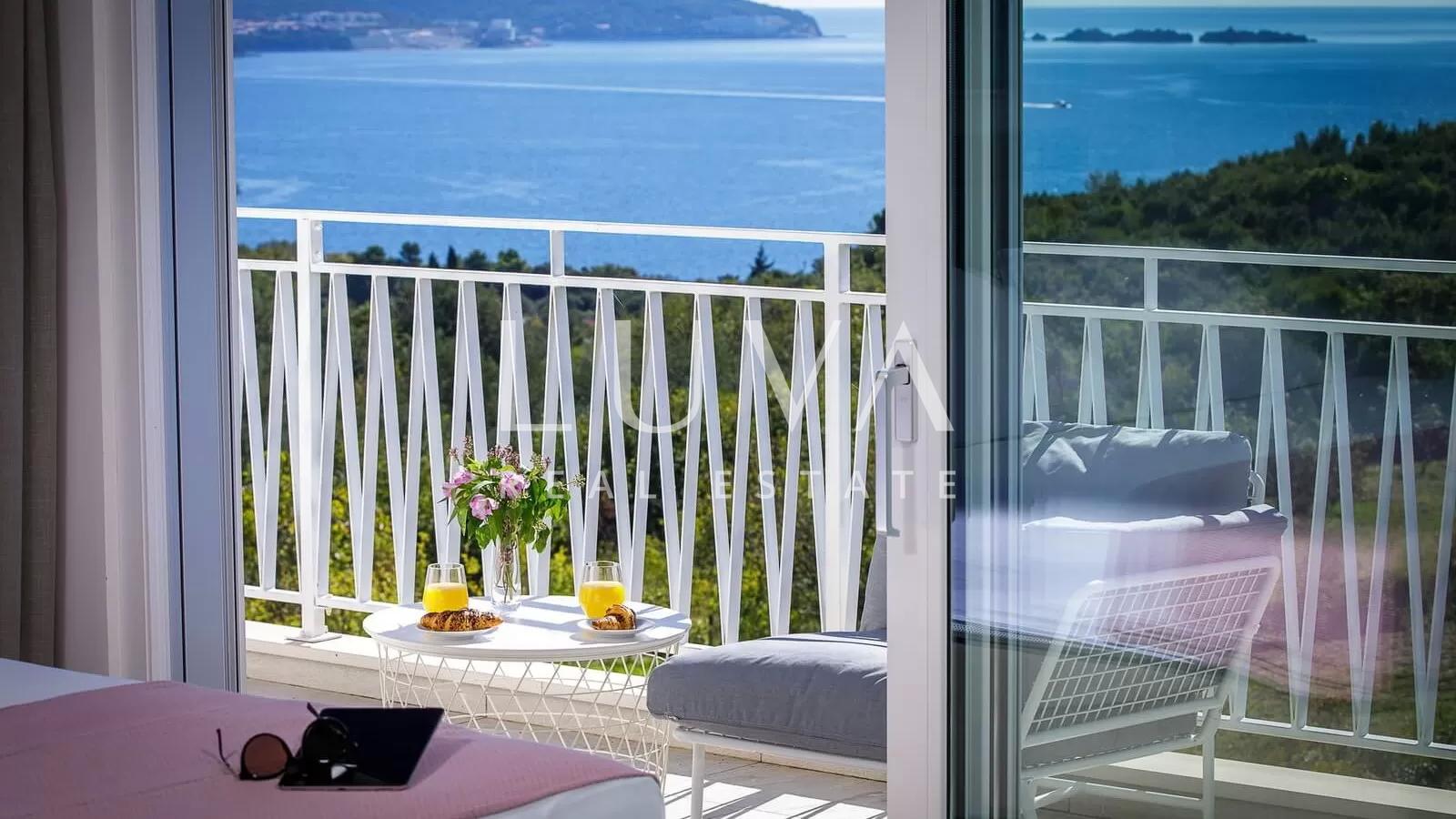 Haus mit Pool und Meerblick in der Nähe von Dubrovnik, Orašac