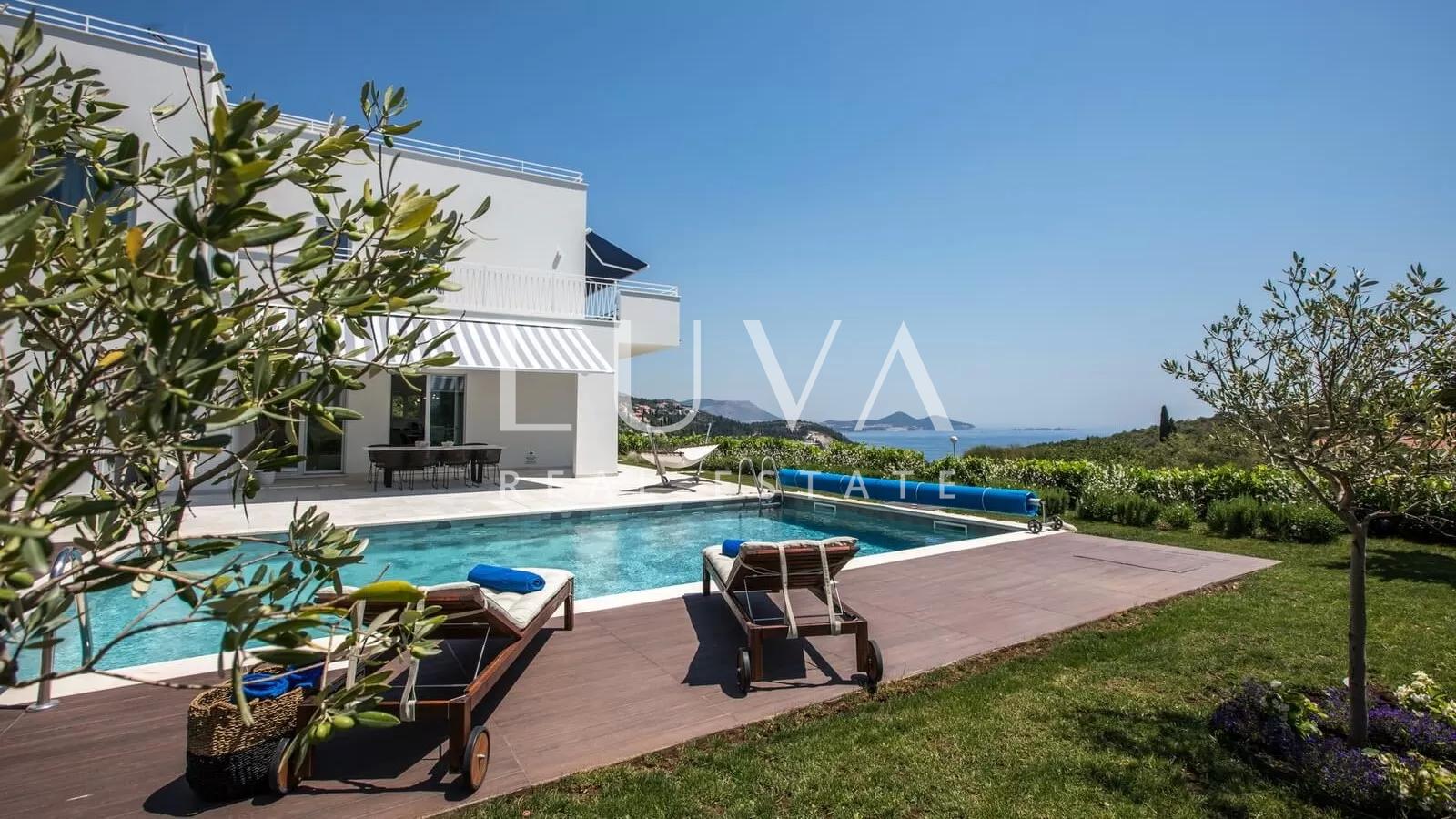 Haus mit Pool und Meerblick in der Nähe von Dubrovnik, Orašac