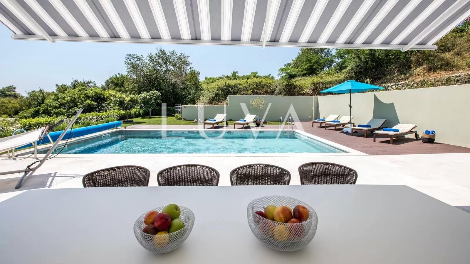 Haus mit Pool und Meerblick in der Nähe von Dubrovnik, Orašac