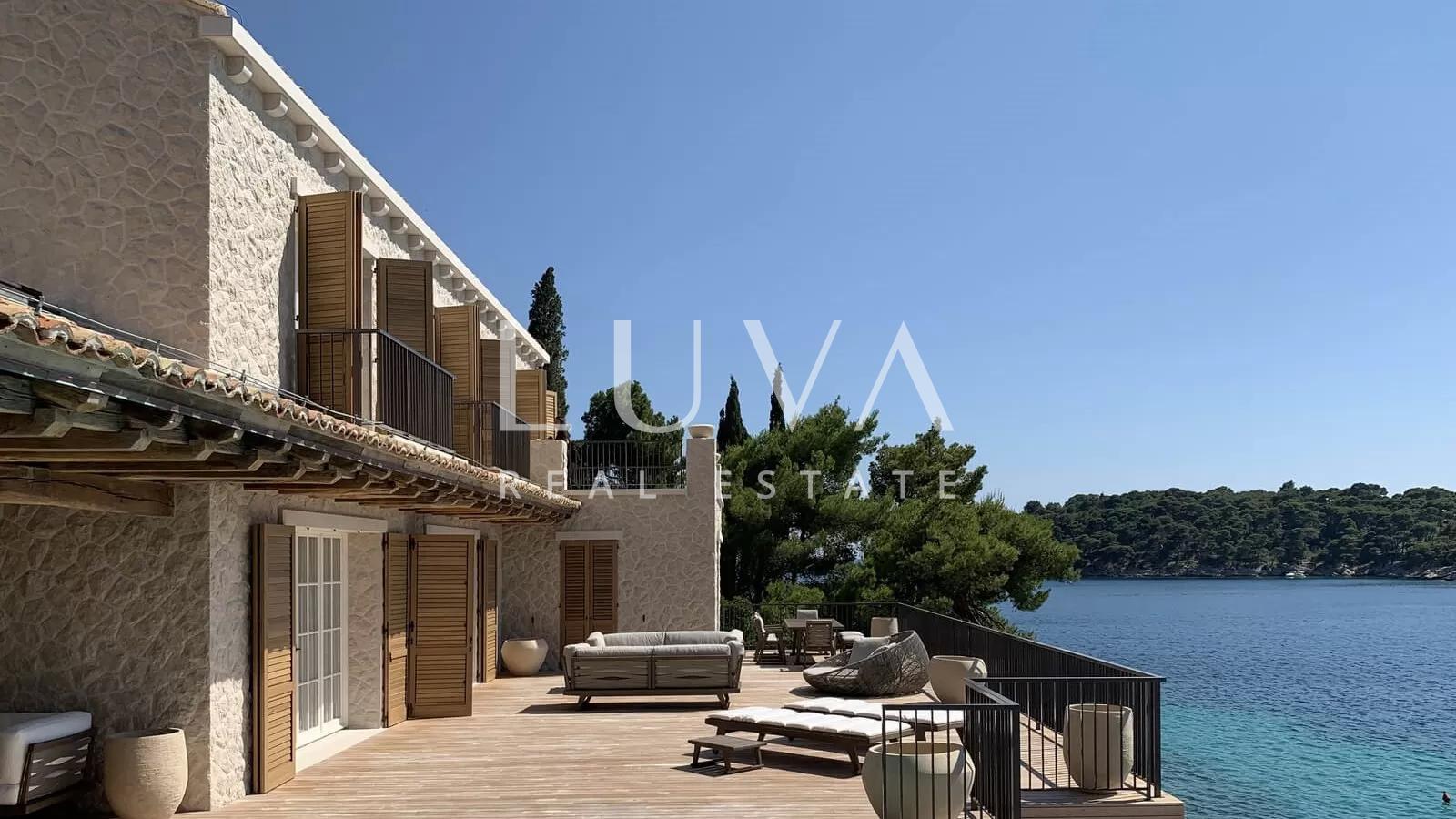 Zaton, Dubrovnik, einzigartige Luxusvilla direkt am Meer zu verkaufen