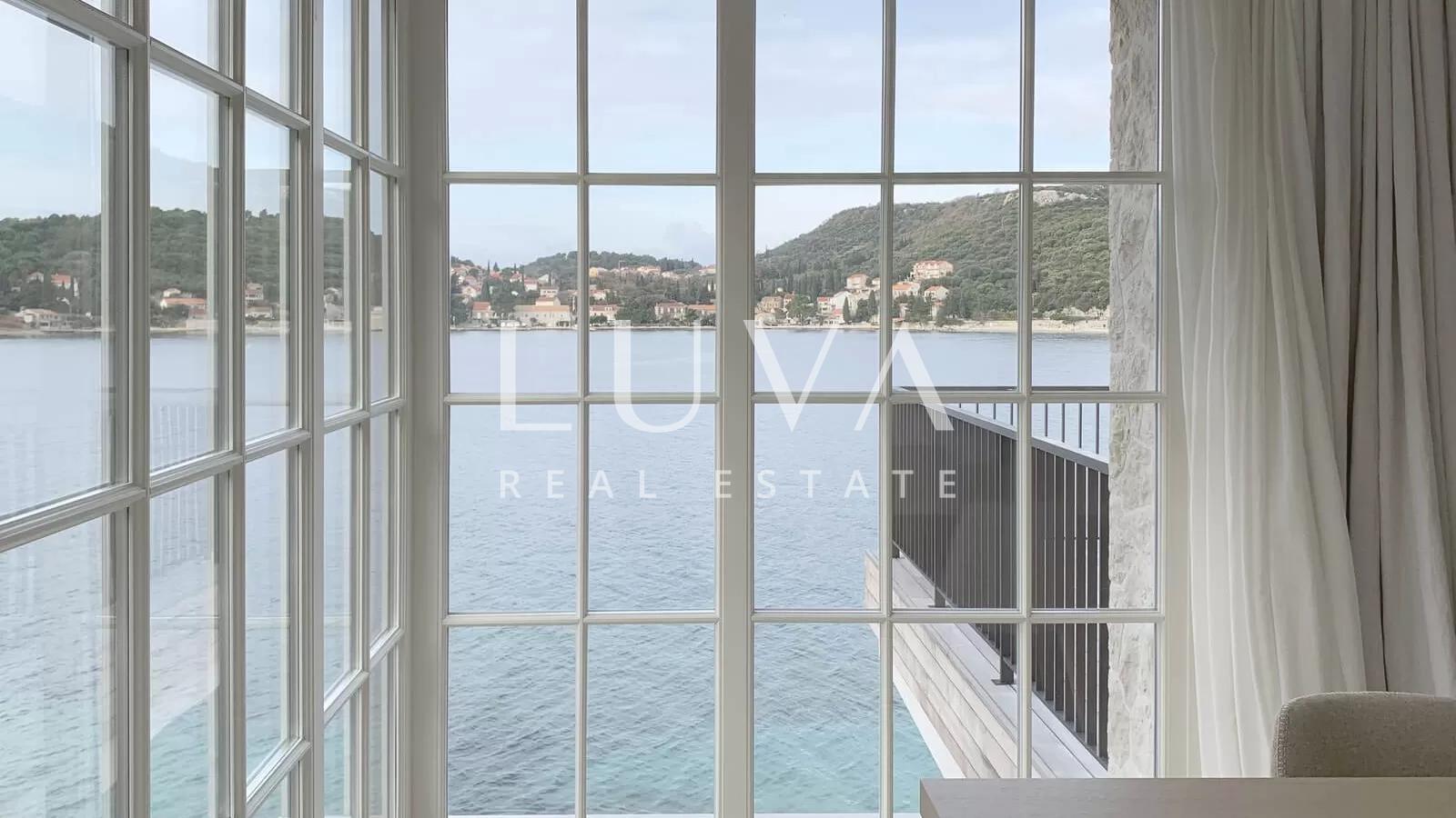 Zaton, Dubrovnik, einzigartige Luxusvilla direkt am Meer zu verkaufen