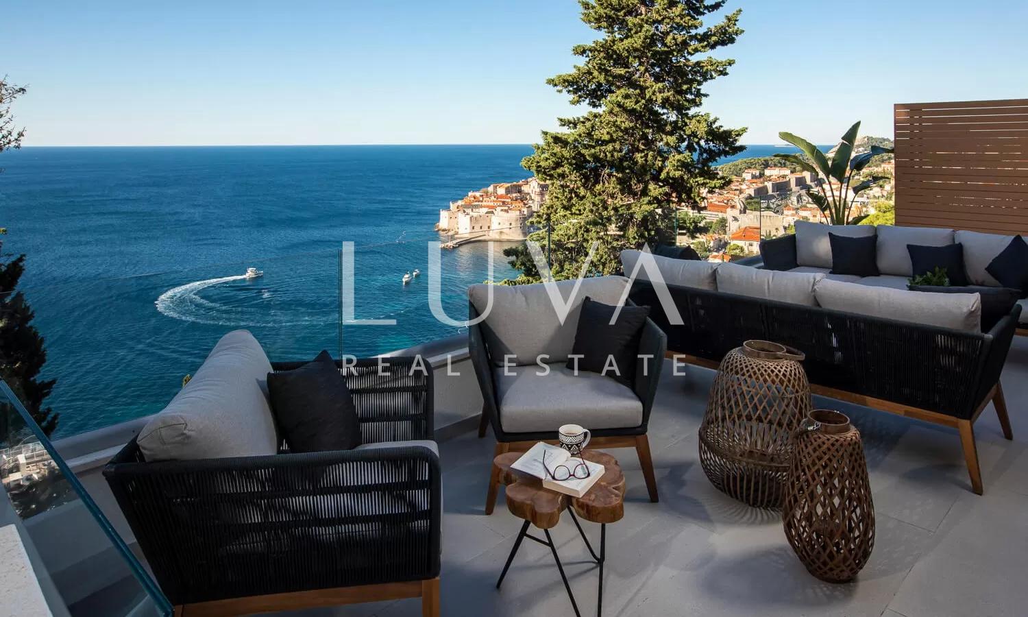 Luxurious and unique villa with a beautiful view of Dubrovnik