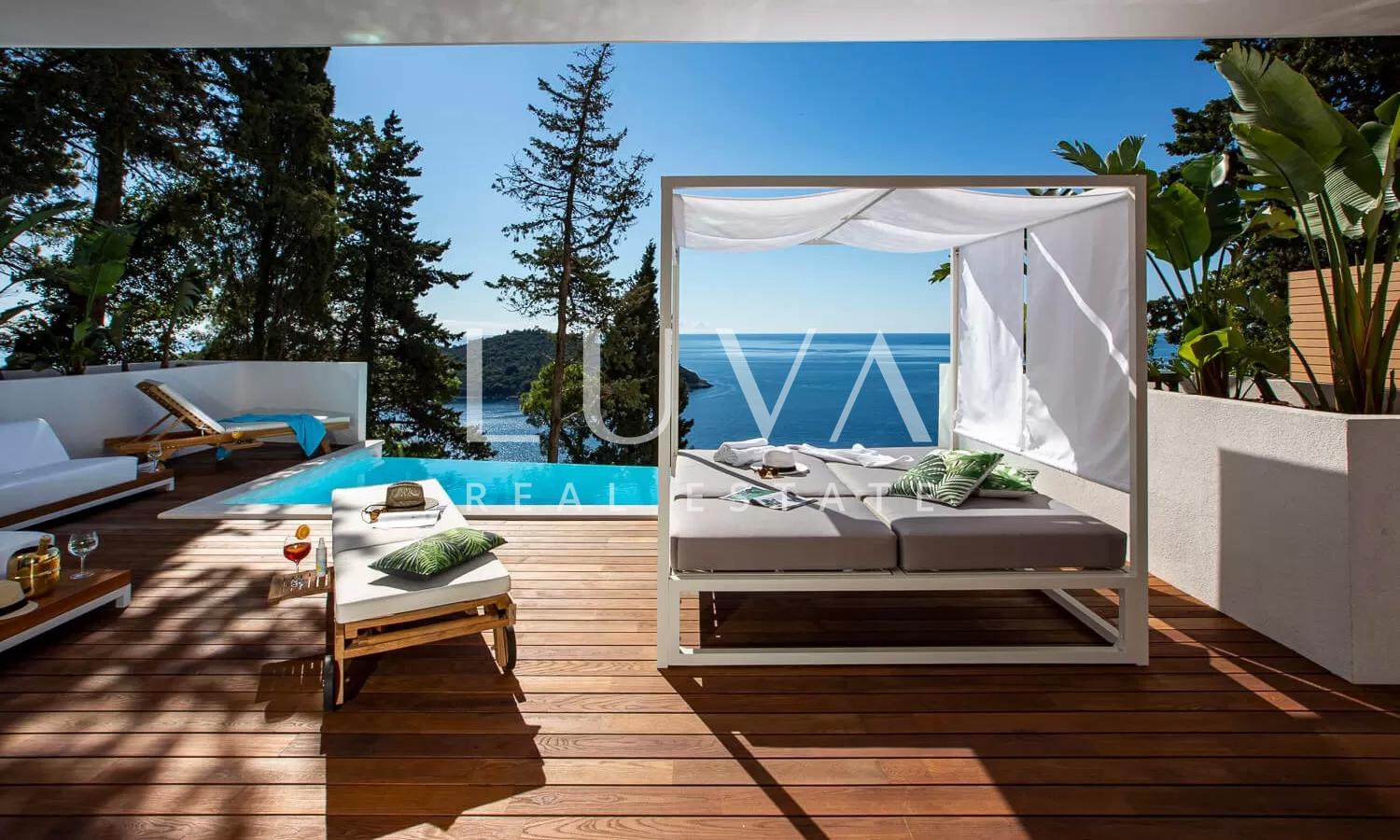 Luxurious and unique villa with a beautiful view of Dubrovnik