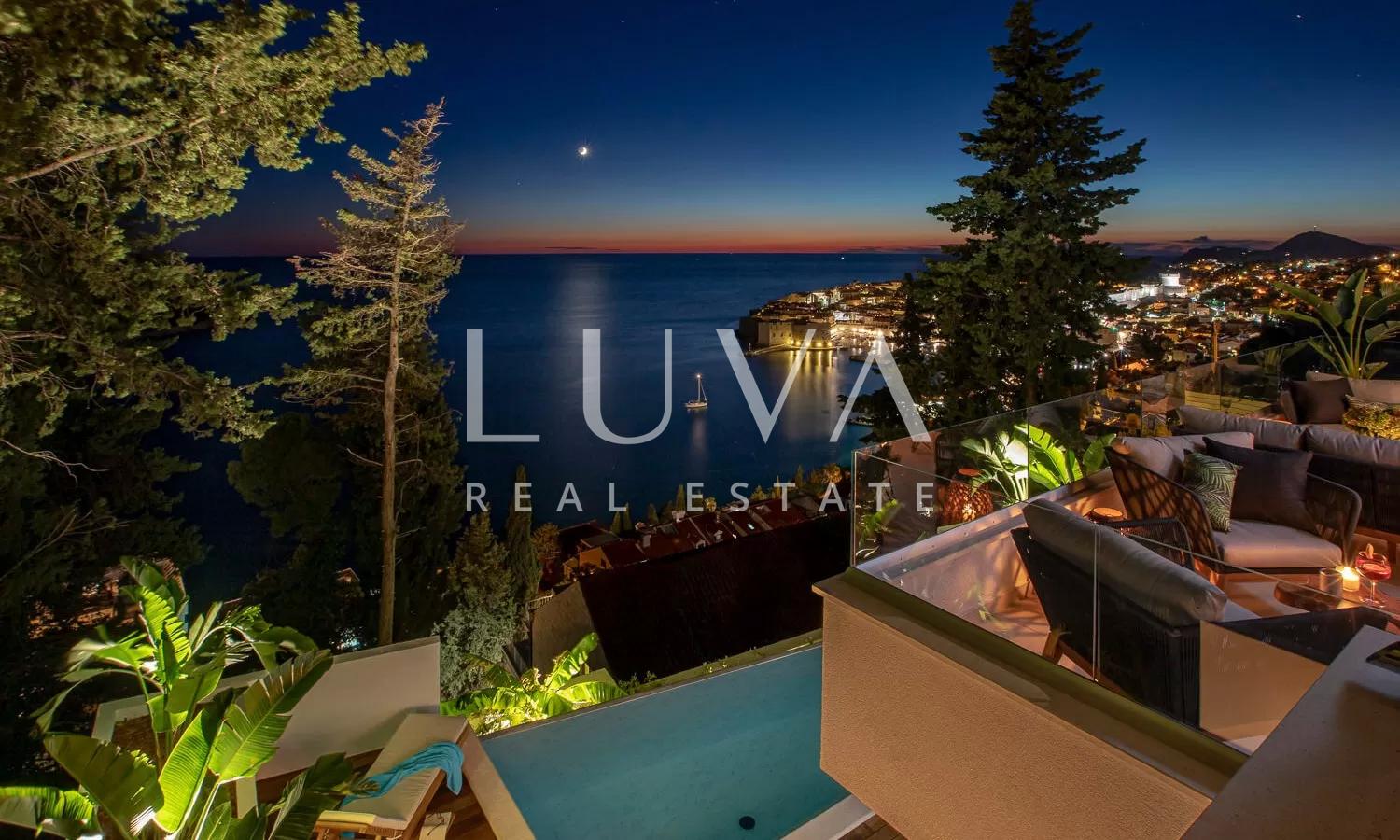 Luxurious and unique villa with a beautiful view of Dubrovnik