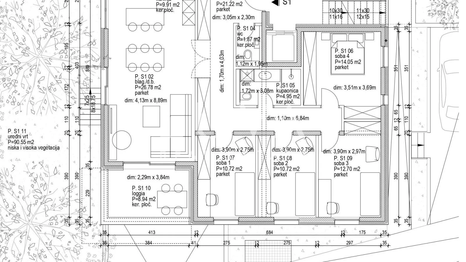 Zagreb, Voćarsko naselje, new development for sale 217.94m2