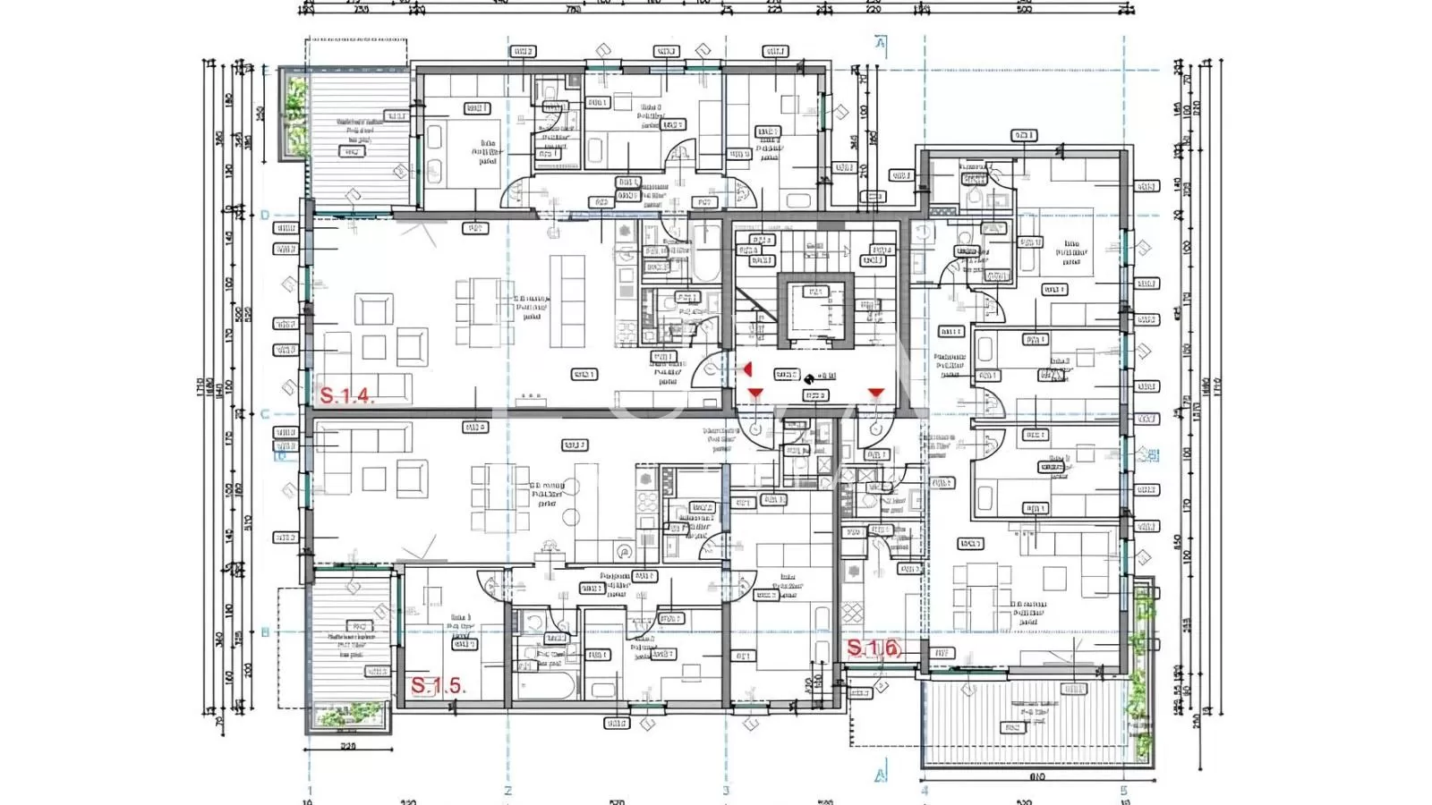 Jordanovac, luxuriöse Neubauwohnung, 4-Zimmer-Wohnung S 1.6 86,9 m²