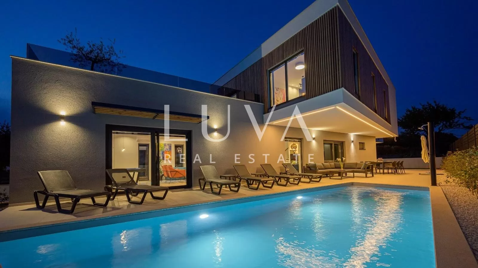 Svetvinčenat, moderne Luxushaus mit Pool