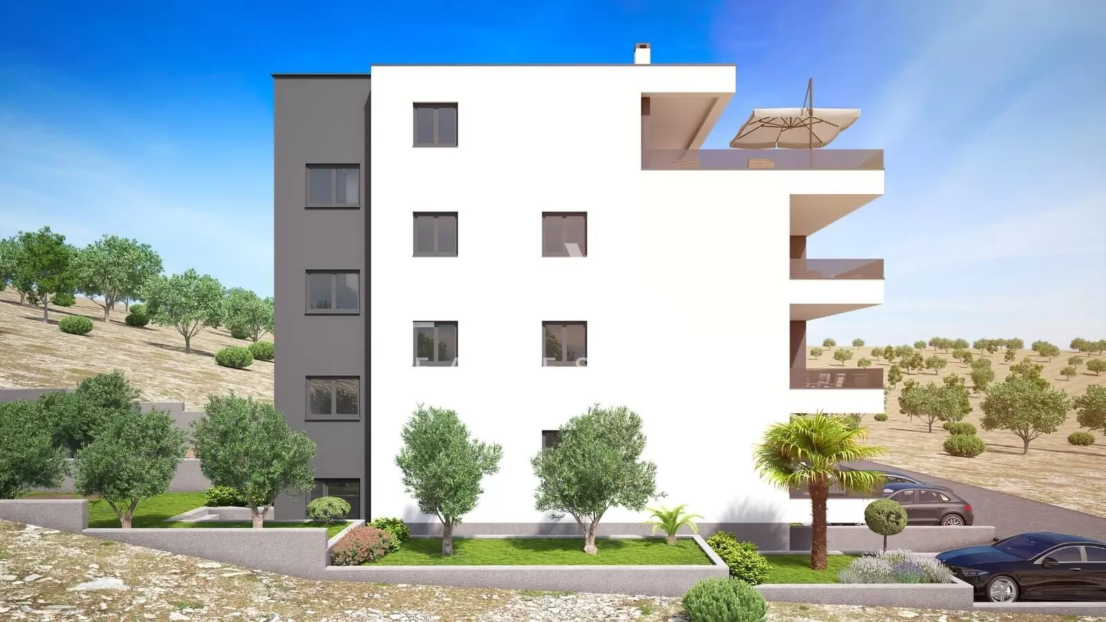 Island Pag, apartment 98.50m2 for sale in a new development